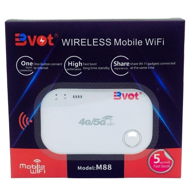 Pocket Wifi Bvot M88 4G Universelle - Blanc