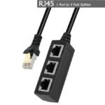 Répartiteur de câble Ethernet RJ45, adaptateur réseau pour CAT5/5e CAT6
