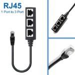 Répartiteur de câble Ethernet RJ45, adaptateur réseau pour CAT5/5e CAT6