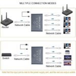 Répartiteur Ethernet 1000 Mbit/s, répartiteur Internet LAN RJ45, commutateur LAN 4 ports
