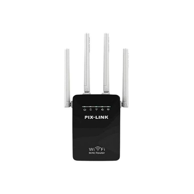 Répéteur Wifi Pix-Link-WR09/WR09Q 300 Mbps Noir Et Blanc