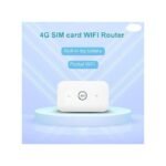 Routeur 4G Modem sans fil Lte Wifi routeur de carte Sim Hotspot de poche MIFI 8 utilisateurs Wifi batterie intégrée Wifi Portable