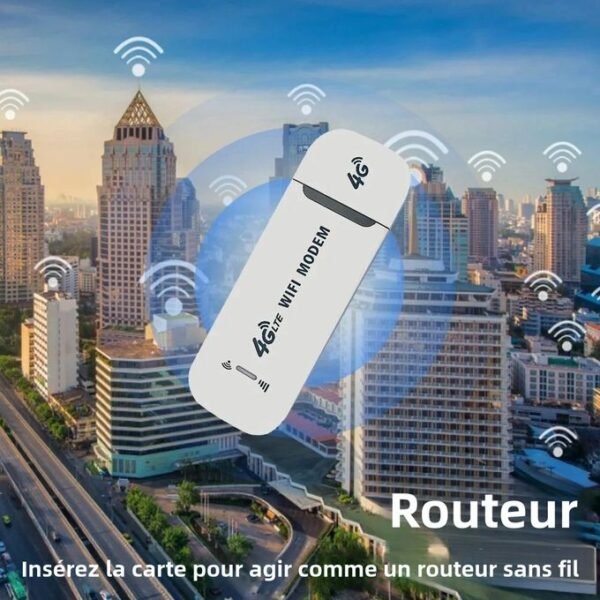 Routeur Portable Sans Fil WiFi 4G Pour La Maison Et Le Bureau
