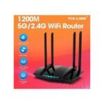 Routeur Wi-Fi，Amplificateur De Signal Réseau WiFi - 4 Antennes - Noir