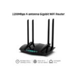 Routeur Wi-Fi，Amplificateur De Signal Réseau WiFi - 4 Antennes - Noir