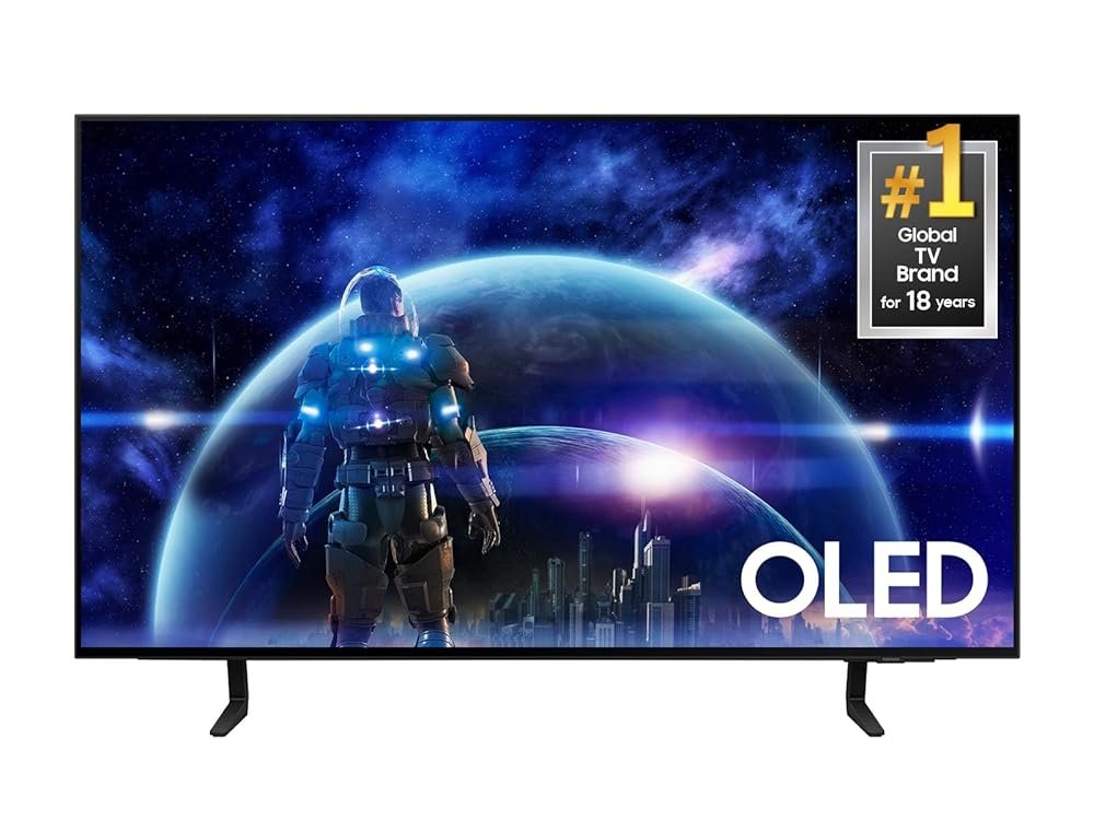 Samsung 42-Inch Class OLED 4K S90D Series HDR Smart TV w/Dolby Atmos, Object Tracking Sound Lite, Motion Xcelerator, Real Depth Enhancer, 4K AI Upscaling, Alexa Built-in...