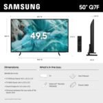 Samsung 50-Inch Class QLED Q7F Series Samsung Vision AI Smart TV (2025 Model, 50Q7F) Quantum HDR, Object Tracking Sound Lite, Q4 AI Gen1 Processor, 4K upscaling, Gaming Hub,...