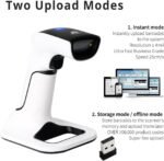 ScanAvenger Wireless Portable 1D&2D with Stand Bluetooth Barcode Scanner: 3-in-1 Handheld Scanner, Rechargeable Battery for Inventory - USB Bar Code/QR Reader (1D&2D with Next...
