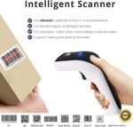 ScanAvenger Wireless Portable 1D&2D with Stand Bluetooth Barcode Scanner: 3-in-1 Handheld Scanner, Rechargeable Battery for Inventory - USB Bar Code/QR Reader (1D&2D with Next...