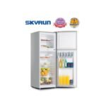 Skyrun 85 Litres Double Door Top Mount Fridge (BCD-108J) - Silver.