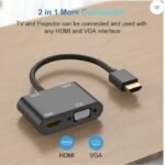 Smart HDMI To VGA + HDMI Adapter -4K