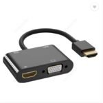 Smart HDMI To VGA + HDMI Adapter -4K