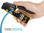 Solsop Pass Through RJ45 Crimp Tool Kit Ethernet Crimper CAT5 Cat5e Cat6 Crimping Tool Kit