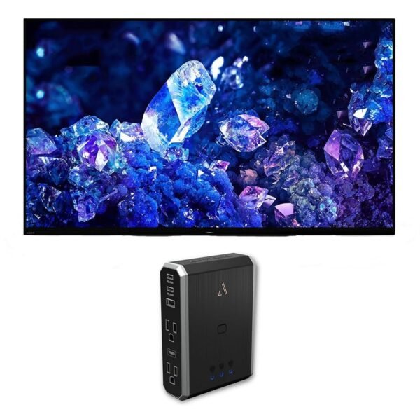 Sony XR48A90K 48" 4K Bravia XR OLED High Definition Resolution Smart TV with an Austere 7S-PS4-US1 4-Outlet Power with Omniport USB (2022)