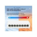 Switch réseau Ethernet 8 ports 100M