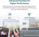 TP-Link 24 Port Gigabit Switch Easy Smart Managed Plug & Play Desktop/Rackmount Sturdy Metal w/ Shielded Ports Support QoS, Vlan, IGMP & LAG (TL-SG1024DE),Black