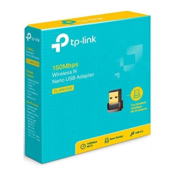 TP-Link Clé Wifi - Adaptateur USB Nano -TL-WN725N - Noir
