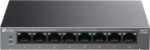 TP-Link LS108GP | 8 Port PoE Gigabit Ethernet Switch | 8 PoE+ Port @ 62W | Plug & Play | Extend Mode | PoE Auto Recovery | Desktop/Wall Mount | Silent Operation