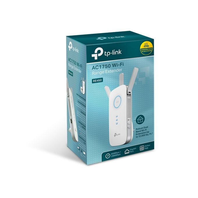 TP-Link Répéteur WiFi RE450 / Point D'accès WiFi 5 Bi-bande (AC1750 Mbps)