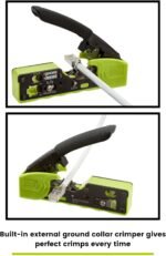 trueCABLE Crimp Tool for Pass Through RJ45 - All-in-One Ethernet Crimper, Cutter, Stripper - Works with Cat5e, Cat6, Cat6A Shielded and Unshielded Connectors