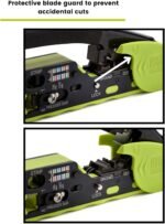 trueCABLE Crimp Tool for Pass Through RJ45 - All-in-One Ethernet Crimper, Cutter, Stripper - Works with Cat5e, Cat6, Cat6A Shielded and Unshielded Connectors