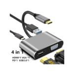 Usb Type C Hub Type -c Thounderbolt 3 à 4k Hdmi