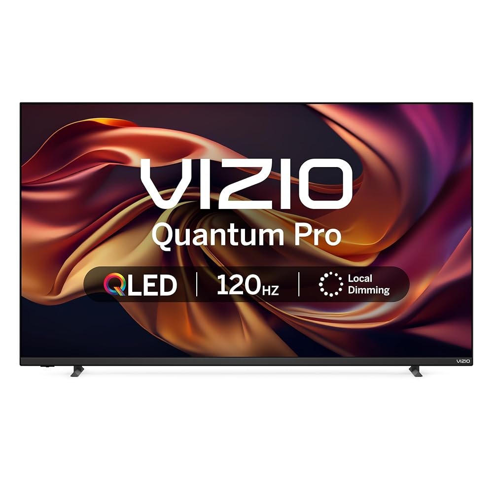 VIZIO 50-inch Quantum Pro 4K 120Hz QLED HDR10+ Smart TV with Dolby Vision, Active Full Array, 240Hz @ 1080p PC Gaming, WiFi 6E, Apple AirPlay, Chromecast Built-in, M50QXM-K01,... VIZIO 50-inch Quantum Pro 4K 120Hz QLED HDR10+ Smart TV with Dolby Vision, Active Full Array, 240Hz @ 1080p PC Gaming, WiFi 6E, Apple AirPlay, Chromecast Built-in, M50QXM-K01,...