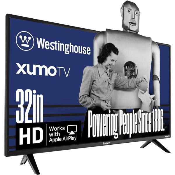 Westinghouse 32-inch Smart TV, HD Xumo TV with Voice Remote, Flat Screen Television w/Dolby Atmos, Blueooth, Apple AirPlay, Wi-Fi & Mobile Connectivity