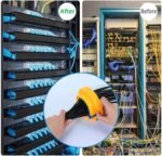 Wire Comb, Network Cable Management Tools, Cable Dressing Tool for Comb Data Cables or Wires with a Diameter Up to 1/4 ", Cable Dresser Tool and Ethernet Cable Wire Comb...